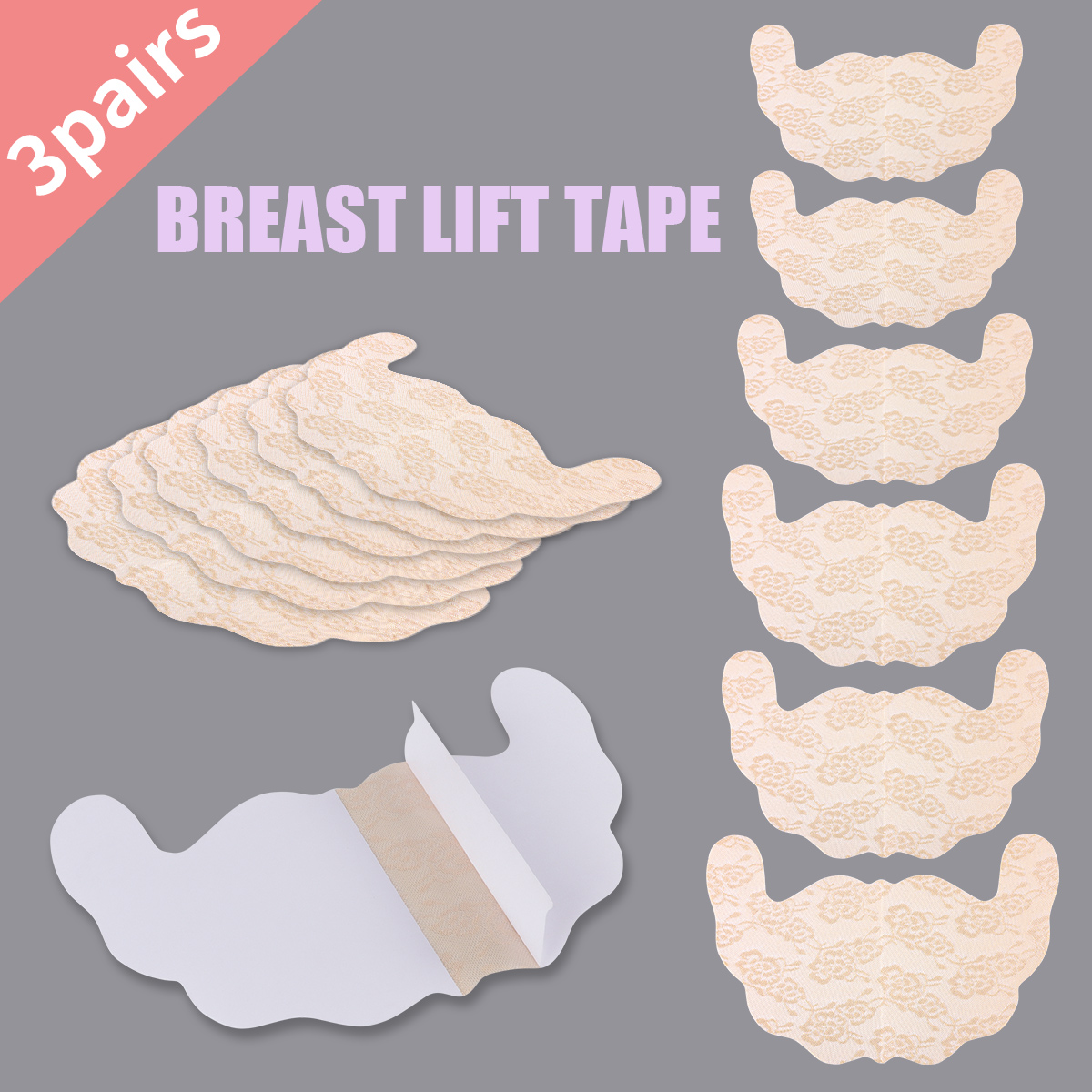 6-Piece Set of Invisible Bra T - огляд і ціна Strapless Bra Adhesive