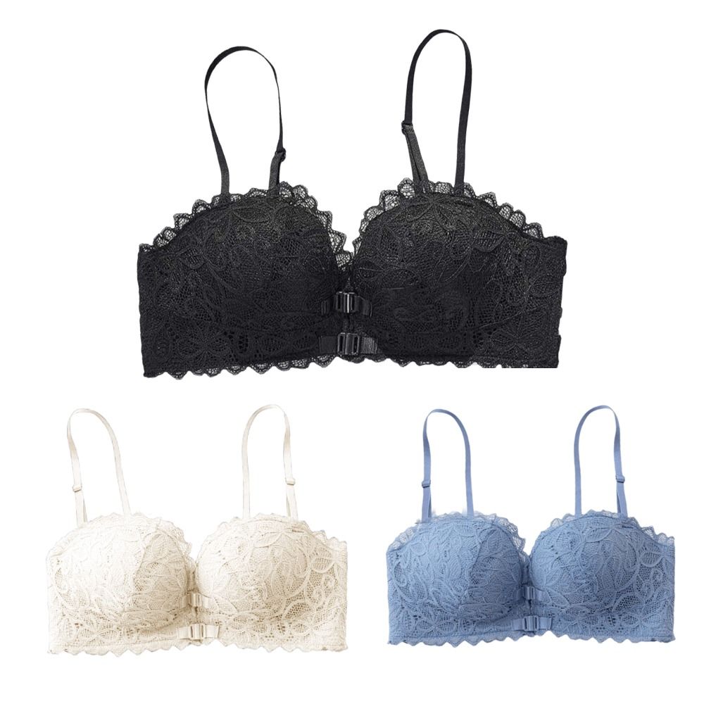 Lingerie Deep V Front Button B - огляд і ціна Wirefree Bra Comfort